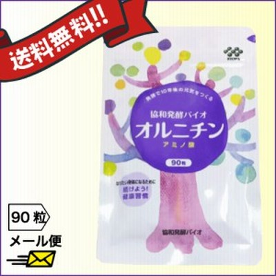【ポイント倍々！最大+7%！】【送料無料】 協和発酵バイオ オルニチン 90粒