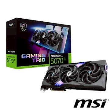 MSI微星 GeForce RTX 5070 Ti 16G GAMING TRIO OC 顯示卡