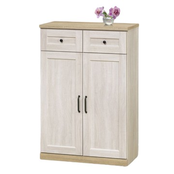 【MUNA 家居】泰倫斯3X4尺白橡木色鞋櫃