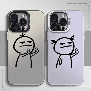 鄙視小人 保護殼 防摔 蘋果iphone 78p xr i11 i12 13 14 15 16 pro max手機殼