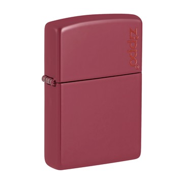 Zippo 【官方授權店】Classic Brick  Logo 紅磚色亮漆防風打火機
