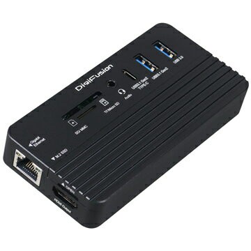 (可詢問訂購)DigiFusion伽利略 CM073  USB Type-C M.2 雙規 10 in 1硬碟擴充盒