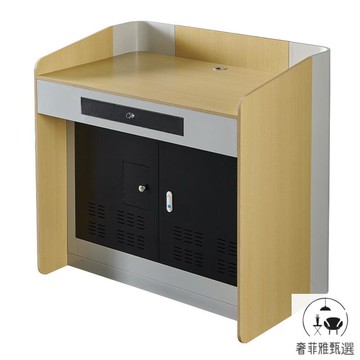 免運/工廠現貨 學校教室多媒體講臺培訓會議講臺桌主持演講發言桌簡約時尚接待臺 SFY/al 公司貨 快速出貨