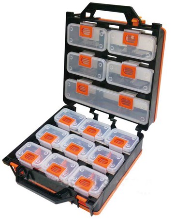 Panrico百利世 14件組合式零件盒 / 收納箱 / 工具箱 FM60-PS-314