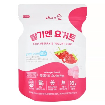 Naeiae 寶寶優格球  草莓  16g  1包