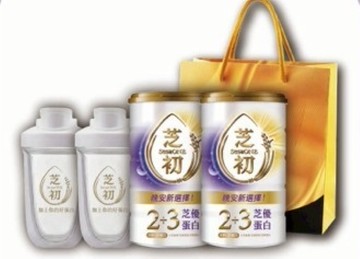 【芝初】2+3芝優蛋白425g 2罐 +芝初雪克杯 2個