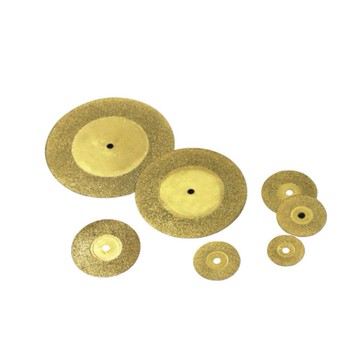 鍍鈦磨牙輪片 25mm 30mm鑽石磨片 3mm柄 刻模機  鑽石切片金剛砂打磨 鎢鋼刀 鑽石磨片 刻雕機 鑽石磨棒