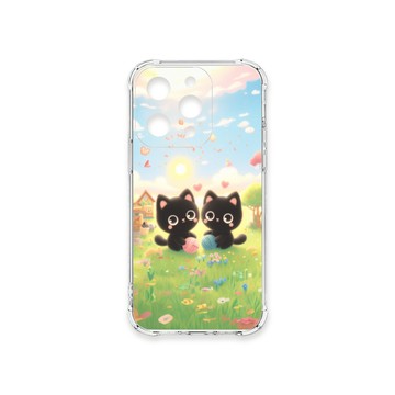 iPhone 15 Pro 殼 TRON IPhone 15 PRO 貓咪與毛線球系列 四角防摔殼 手機殼