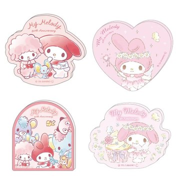小禮堂 Sanrio 三麗鷗 美樂蒂 造型壓克力文具夾 (50周年)