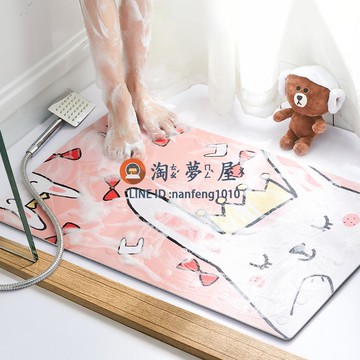 兒童浴室防滑墊家用淋浴房腳墊衛生間洗澡浴缸地墊【淘夢屋】