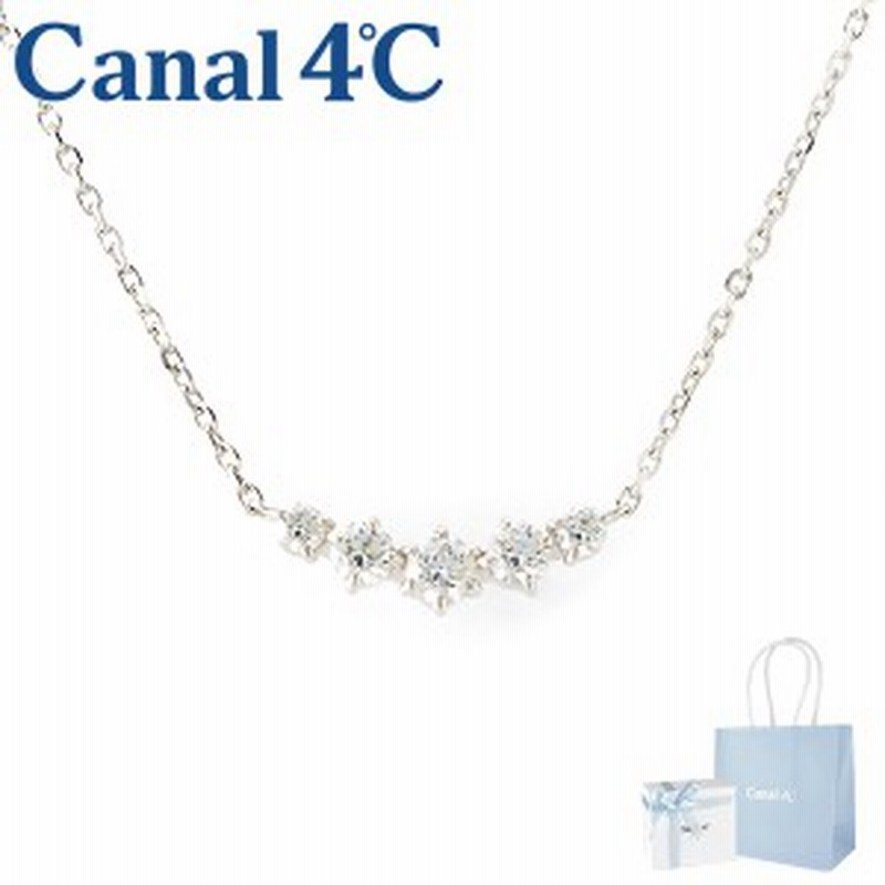 リボン済＆紙袋】4℃ ヨンドシー 正規品 ネックレス レディース 4