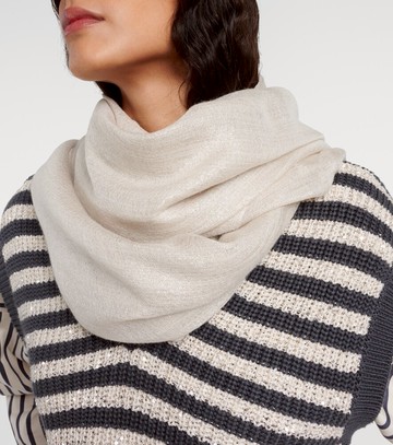 Brunello Cucinelli Cashmere and silk-blend scarf