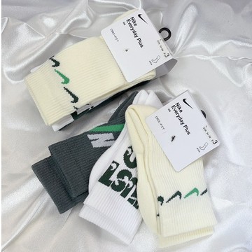 【other more 特選潮流】正品 NIKE EVERYDAY PLUS Dri-FIT LOGO 舒適長襪(3入)