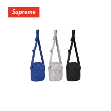 Supreme 24SS Woven Shoulder Bag 編織BV 肩背小包 灰/寶藍/黑 SS24B43