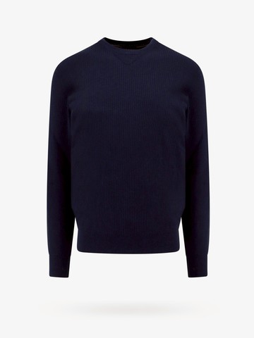 Ribbed silk and cotton sweater - BOSS - gender_Man