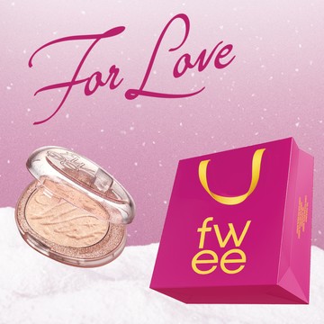 快速出貨 天天愛你❤️【fwee】聚光晶石打亮餅(附提袋)