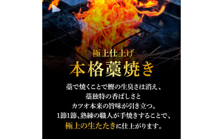 わら焼き土佐の鰹タタキ2節定期便　計３回お届け