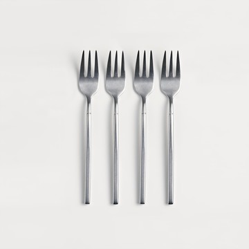 獅子山加 Cielo 石洗餐具蛋糕叉 4件組  4個  銀色