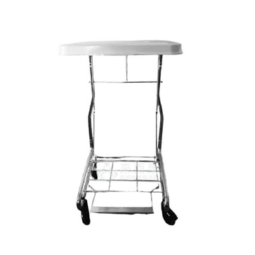 來而康 腳踏式 四角型 污衣車 WH-5829 不銹鋼款 ABS蓋板 油壓棒型 污衣 髒衣 收集車 WH5829