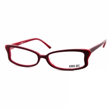Anna Sui 日本安娜蘇 魔幻時尚蝴蝶造型平光眼鏡(紅) AS10002