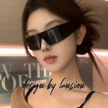 2025新款高級感超酷發箍墨鏡女一鏡兩用戶外護目防風運動太陽眼鏡
