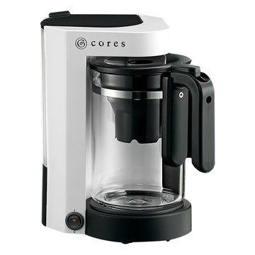 cores 黃金濾杯咖啡機 五人份 C302WH-TW 家用辦公室自動滴漏式咖啡機  1台