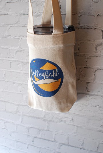 運動魂排球飲料袋/可放置一般飲料杯/胖胖杯/冰壩杯