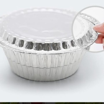 錫紙花甲打包盒，煲仔飯打包盒一次性打包盒打包盒 一次性 圓形