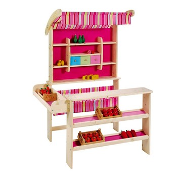 倫敦市集好好逛。木製玩具店舖