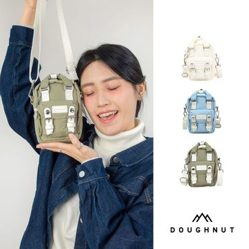 【DOUGHNUT】6.5吋側背包 斜背包 隨身包 雲朵包 防潑水 馬卡龍 Macaroon Tiny HZ