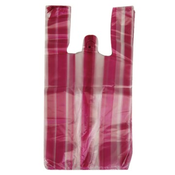 WLK 維綠克 3斤環保手提背心袋 紅白條紋款  120個