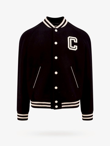 Teddy wool jacket with frontal monogram - CELINE - gender_Man