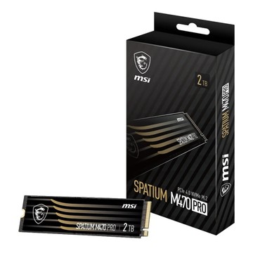 MSI 微星 SPATIUM M470 PRO PCIe 4.0 NVMe M.2 2TB SSD 固態硬碟