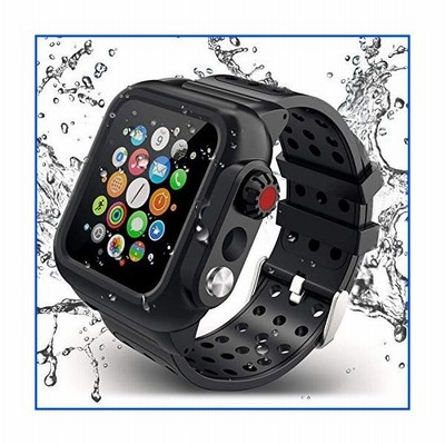 Addsmile Apple Watch用バンド 44mmシリーズ 5 4 対応 防水ケース ソフトシリコンバンド 傷防止スクリーンプロテクター付き 通販 Lineポイント最大get Lineショッピング