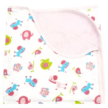 小綠豆居家百貨 竹纖維三層嬰兒防水隔尿墊  60 x 90cm  動物園  1個