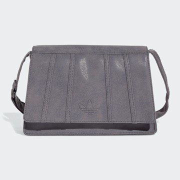 adidas 愛迪達 側背包 斜背包 小包 運動小包 隨身小包 三葉草 SHOULDERBAG 灰 JW3990