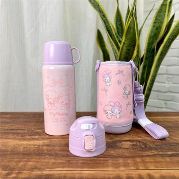 日本三麗鷗美樂蒂保溫杯620大容量雙蓋兩用卡通可愛限量款玉桂狗