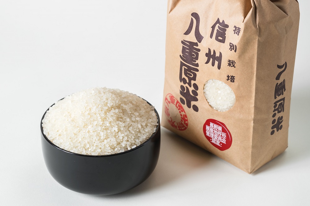 信州八重原　謙太郎米　コシヒカリ白米４ｋｇ（農薬不使用米）