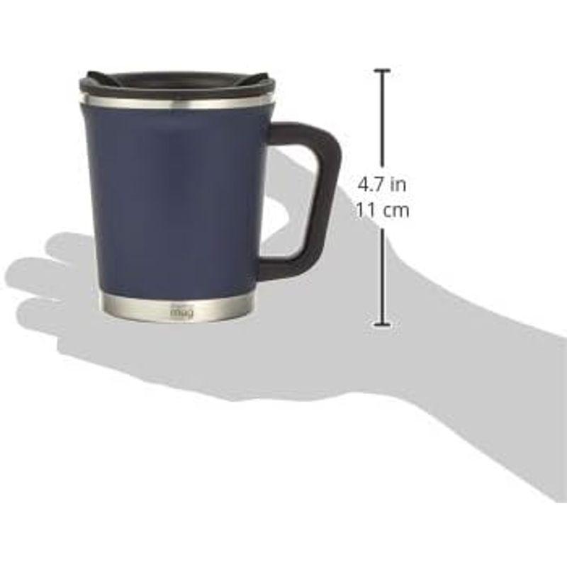 thermo mug シリコン ダブルマグ ネイビー