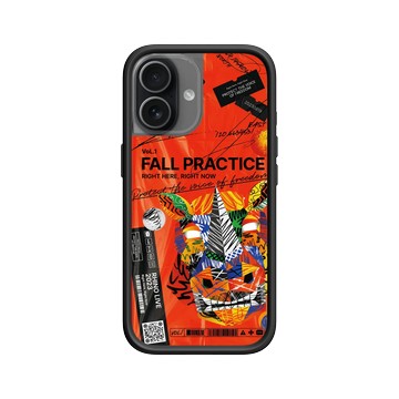 iPhone 17 Mod NX -邊框背蓋組合 (相機按鈕) 黑 - RHINO LIVE - 第 1 輯：墜落練習