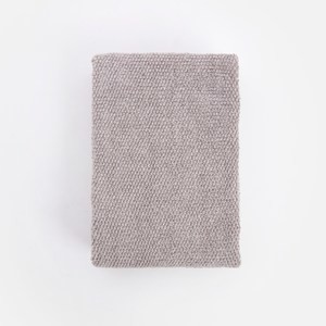 查莉雙色紗竹纖維混紡風格浴巾78x140 灰