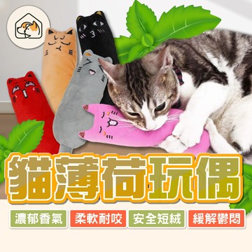 【可愛造型👍】貓薄荷布偶 貓草玩具 柔軟耐咬 貓玩具 紓壓 寵物玩具 貓薄荷 逗貓玩具 貓咪玩具 玩具 小貓娃娃 毛絨
