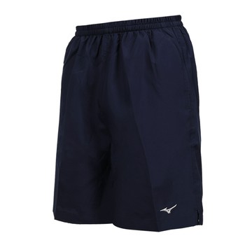 mizuno 男路跑五分短褲-慢跑 訓練 美津濃 丈青白