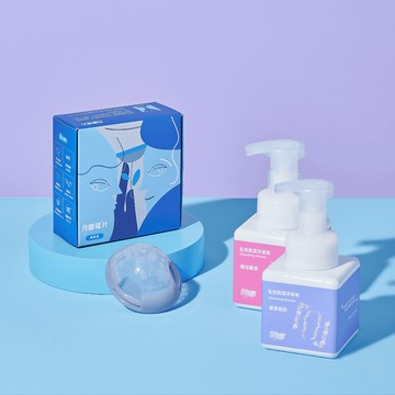 【月釀碟片】獨家限定包裝｜標準型｜私密肌潔淨套組（單盒＋私密肌潔淨慕斯）