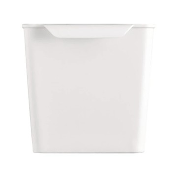 懶角落 整理收納籃 白色 窄款  10 x 9.6cm  1個