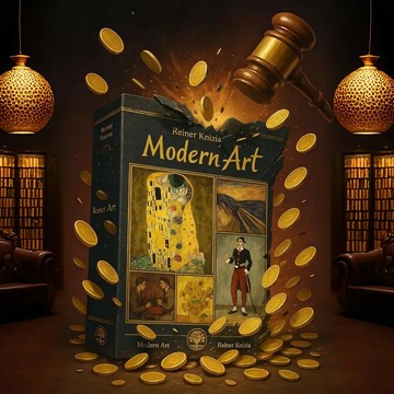 {保固一年 可打統編}韓國版現代藝術中文版Modirn Art桌游拍賣經營聚會策略大錘金屬幣
