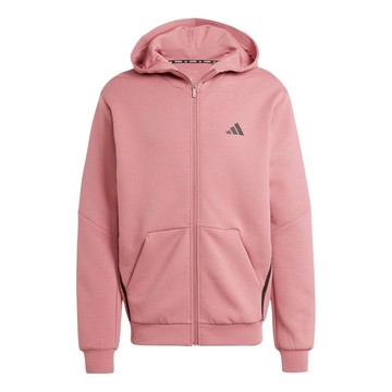 adidas Designed for Training Full-Zip Track Jacket 'Preloved Crimson'