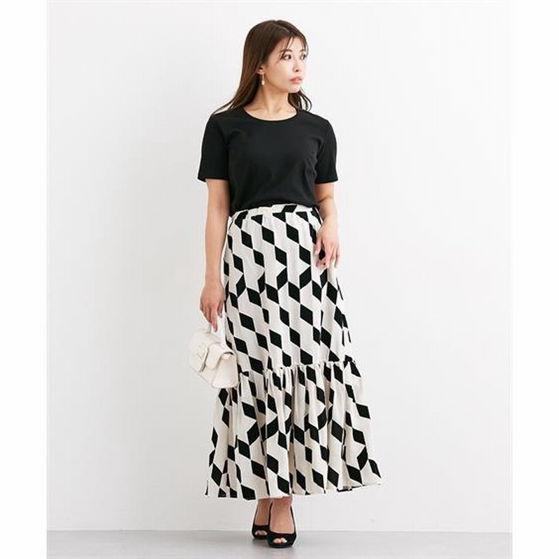 Tシャツ カットソー レディース 大きい胸専用 ラウンドネック美ライン 長袖 M/L ニッセン nissen ニッセン Tシャツ カットソー レディース 大きい胸専用 ラウンド