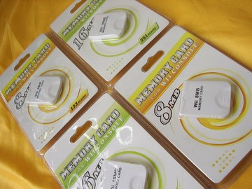 國產全新 NGC/Wii 通用記錄卡 記憶卡 16M(25元) 不掉檔