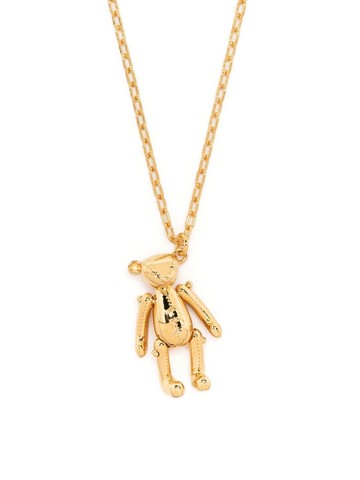AMBUSH - teddy bear charm necklace - unisex - Silver - One Size - Gold